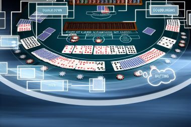 When to hit, stand, double down, or split in blackjack
