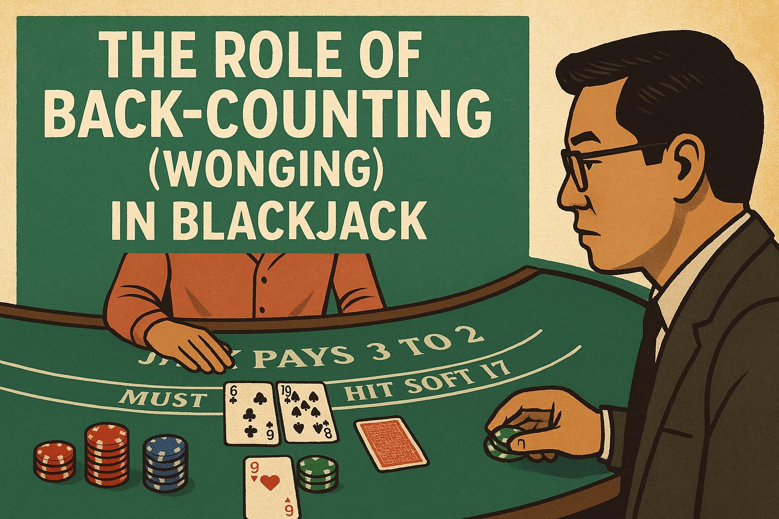 The role of back-counting (Wonging) in blackjack